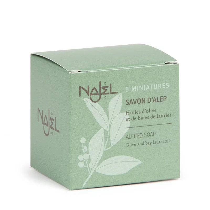 Najel - Aleppo Soap Guest Bars 5x20g - Experience Pure Luxury! 🌱✨