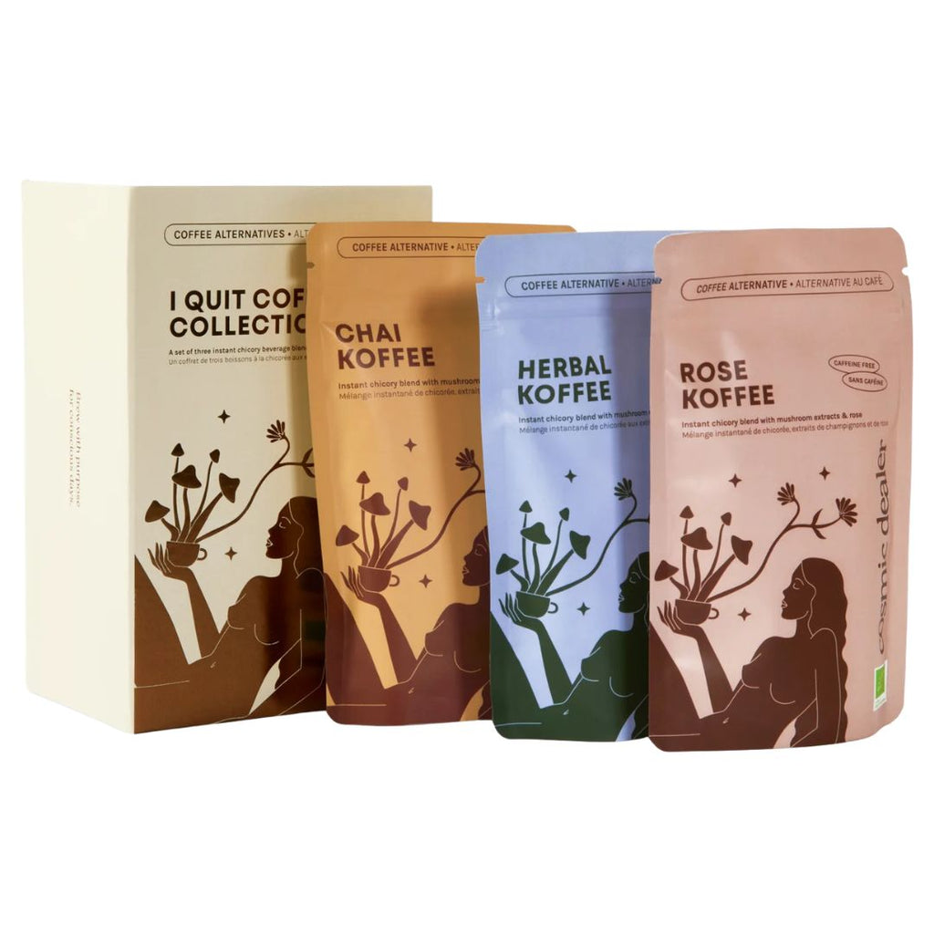 Trio d'alternatives au café - Herbal, Rose et Chai