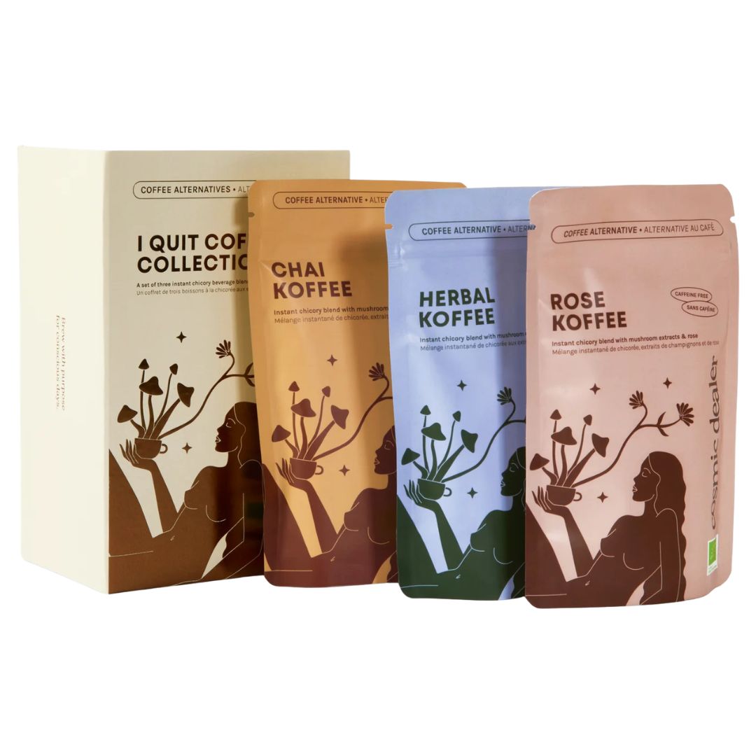 Trio d'alternatives au café - Herbal, Rose et Chai