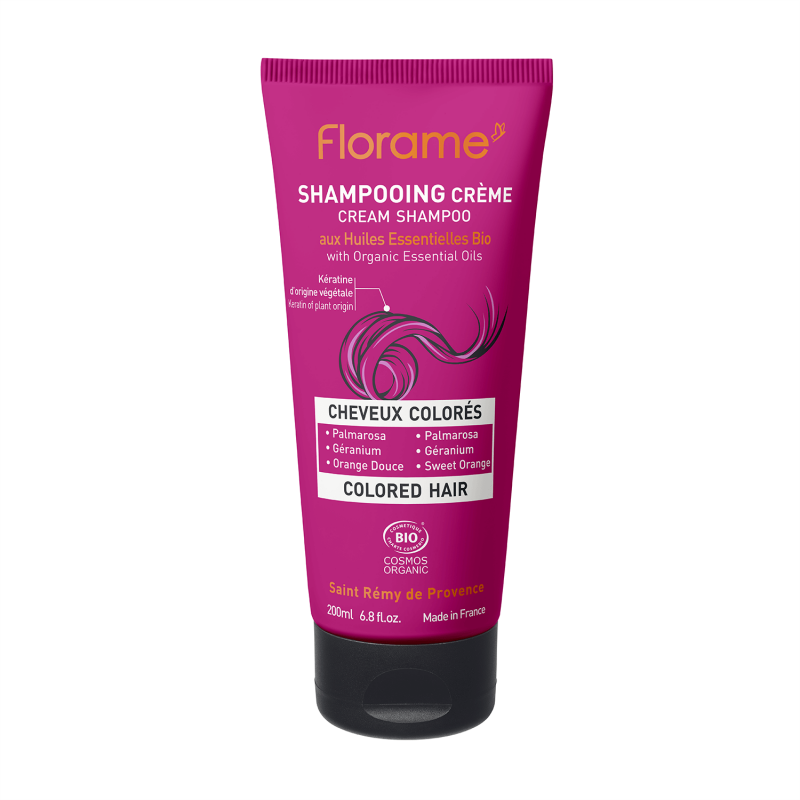 FLORAME - Organic Cream Shampoo for Colored Hair - Nourish & Protect Your Locks! 🌿✨