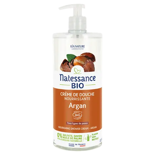 NATESSANCE - Argan & Orange Blossom Shower Cream - Nourish Your Skin 🌼✨