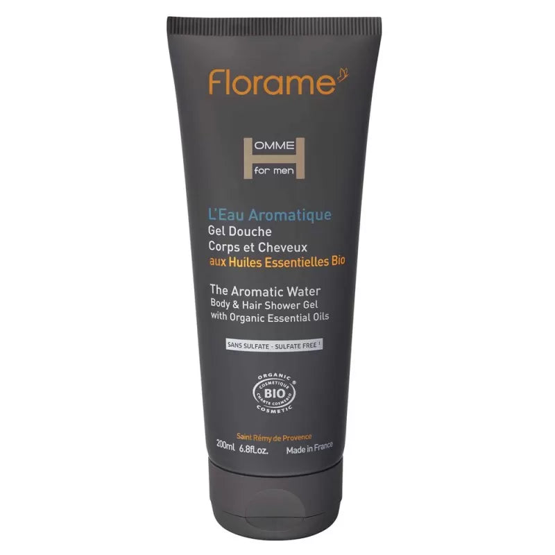 FLORAME - Organic Shower Gel for Men "The Aromatic Water" - Refresh & Revitalize! 🚿🌿✨