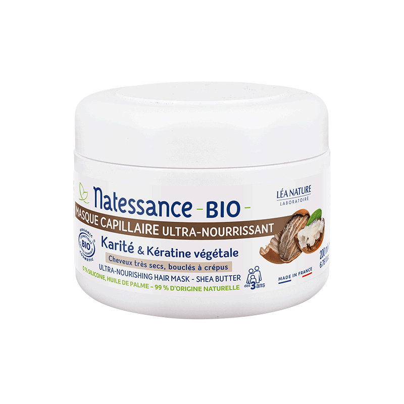 NATESSANCE - Ultra-Nourishing Hair Mask with Organic Shea Butter - Revitalize Your Locks! ✨💆‍♀️