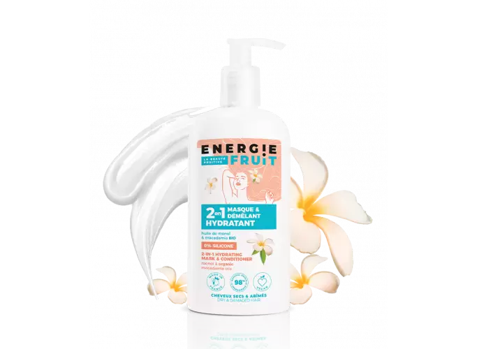 ENERGIE FRUIT - Soin Cheveux 2-en-1 au Monoï - Révélez des Cheveux Brillants et Magnifiques ! 🌟🍃