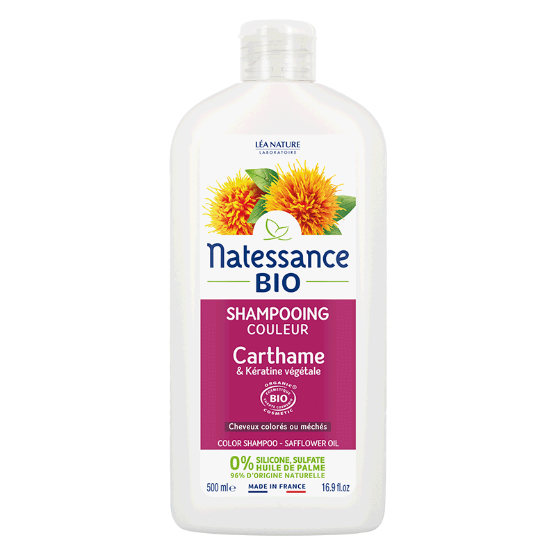 NATESSANCE - Color Protecting Shampoo with Organic Safflower Oil - Nourish & Shine Your Hair! 🌟🌱