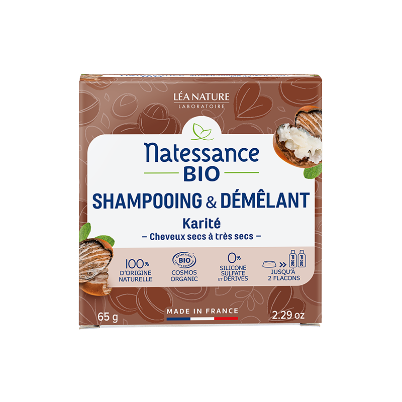NATESSANCE - Organic Shea Solid Shampoo & Detangler - Nourish Your Hair Naturally ✨🌱
