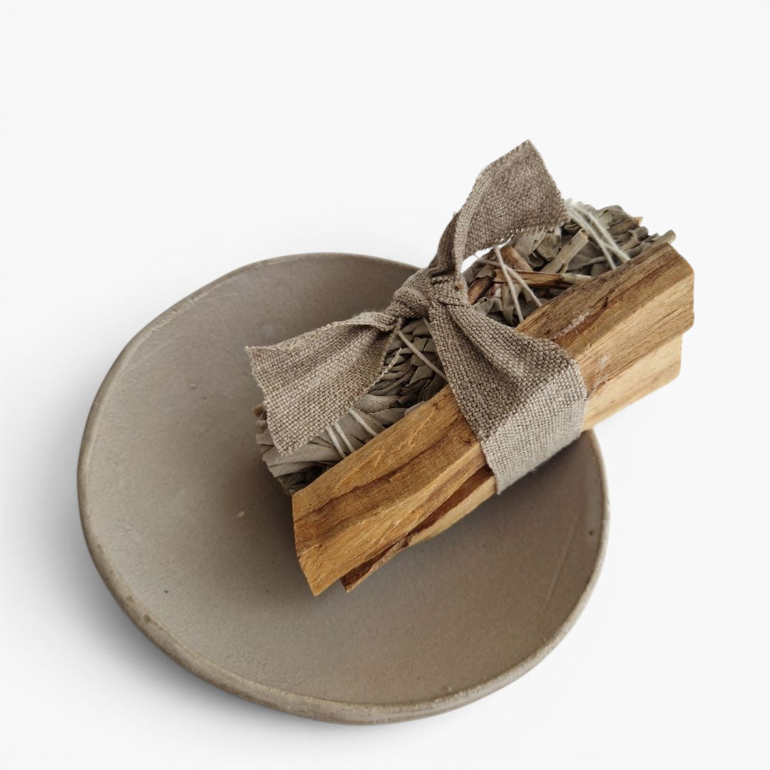 Duo de bâtons de fumigation sauge blanche et Palo Santo