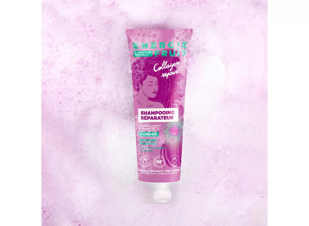ENERGIE FRUIT - Shampooing sans sulfate Réparation Collagène - Redonnez vie à vos cheveux ! 🌟🧴💖