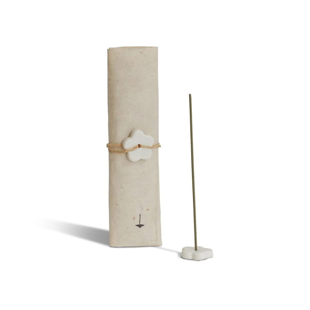 Encens japonais Hinoki et porte-encens