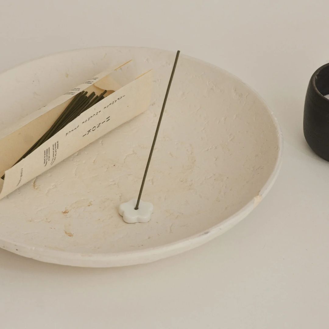 Encens japonais Hinoki et porte-encens