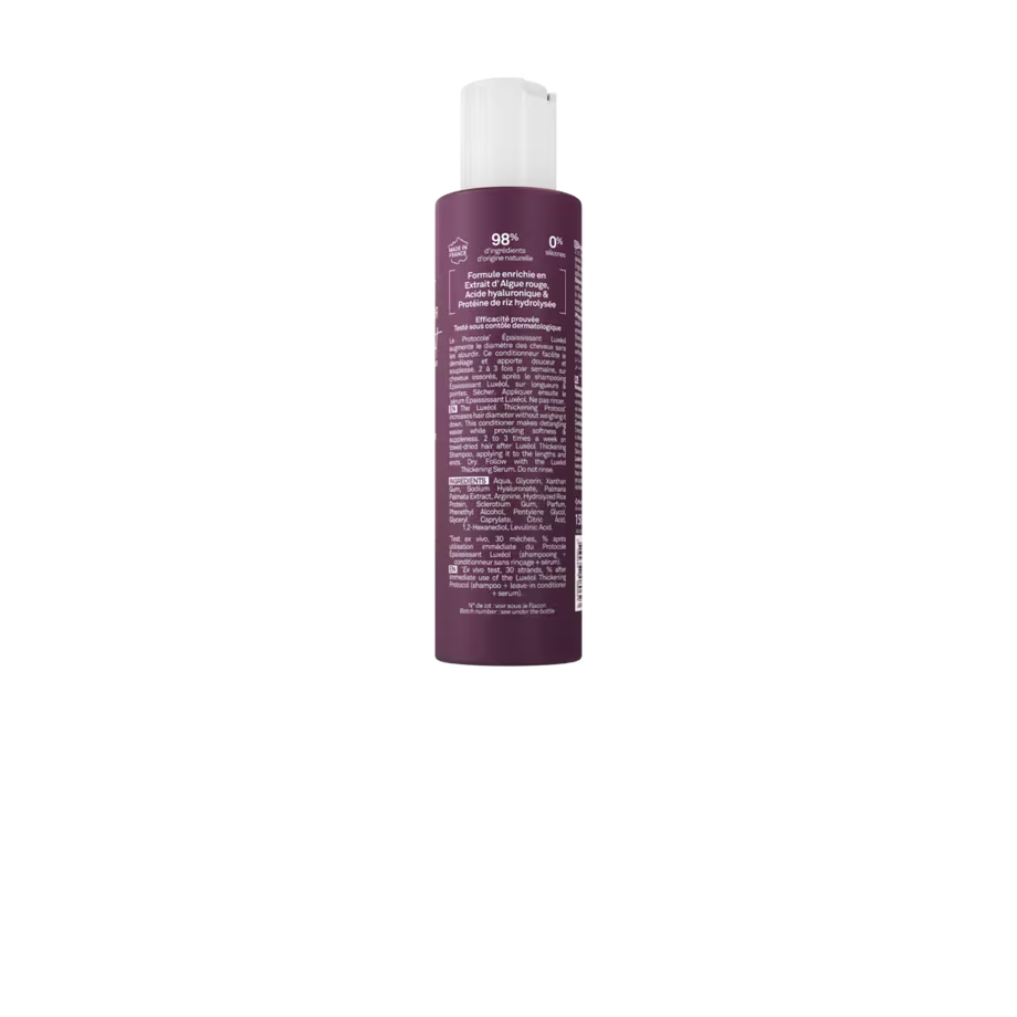 Luxéol Thickening Leave-In Conditioner for Fine Hair – Hair Density & Strength – 150 ml