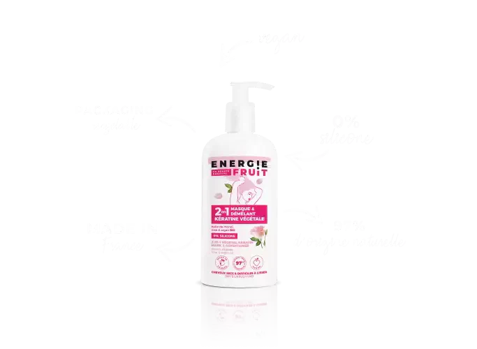 ENERGIE FRUIT - 2-in-1 Hair Mask with Monoi Rose - Revitalize & Glow for Beautiful Locks! 🌟🌸