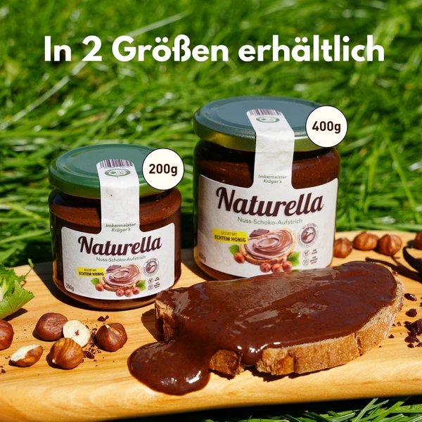 Naturella 200g Chocolate Hazelnut Spread with Honey
