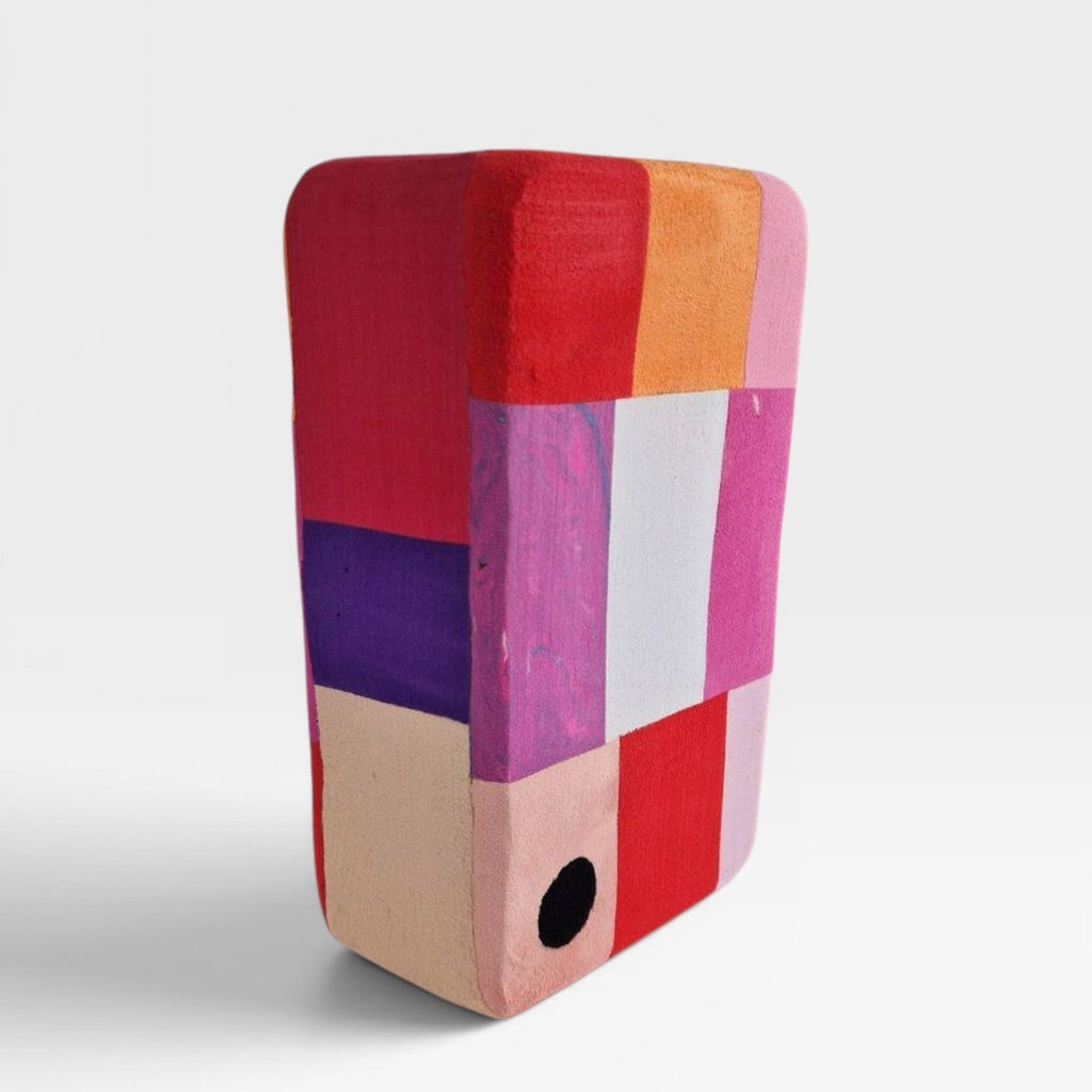 Bloc de yoga recyclé Coucher de soleil Petit