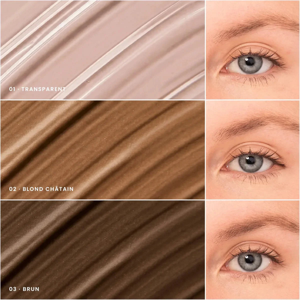 Gel transparent à sourcils Charlotte Bio