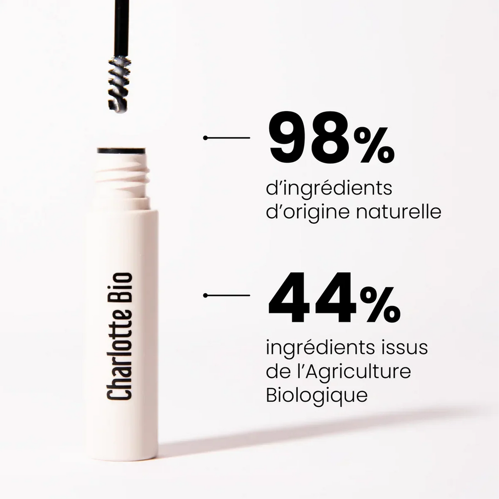 Gel transparent à sourcils Charlotte Bio
