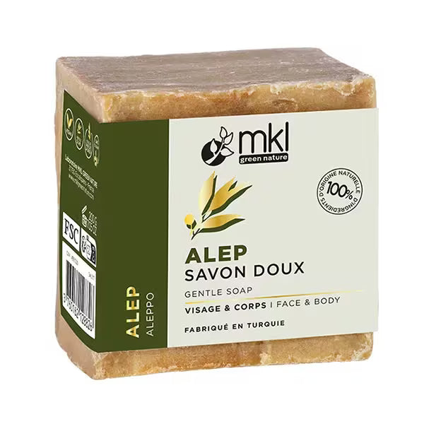 MKL GREEN NATURE - Traditional Aleppo Soap Bar (200g)