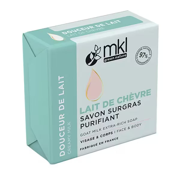 MKL GREEN NATURE – Organic Goat Milk Nourishing Soap – Milky Softness 100 g