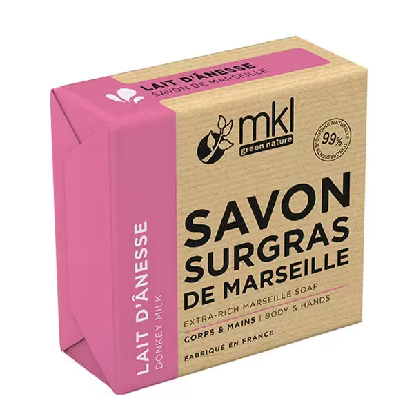 MKL GREEN NATURE - Marseille Extra-Nourishing Soap with Donkey Milk (100g)