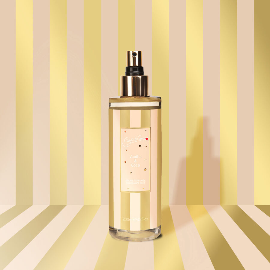 Brume parfumée luxueuse Vanille & Coco – 200 ml