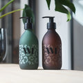 Flacon vide vert Léopard logo noir 290 ml