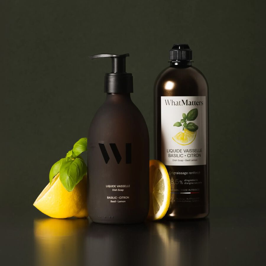 Eco-recharge Liquide Vaisselle Basilic Citron 400mL