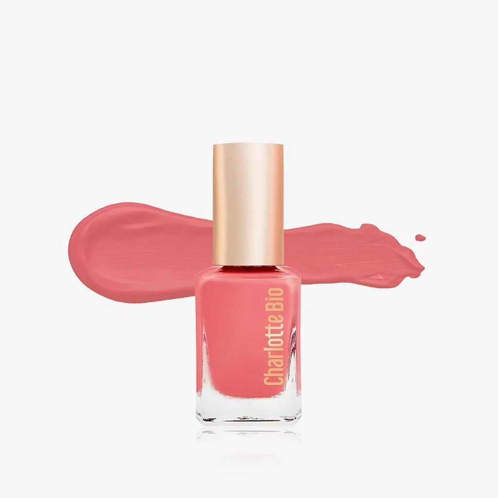Vernis à ongles rose vintage biosourcé