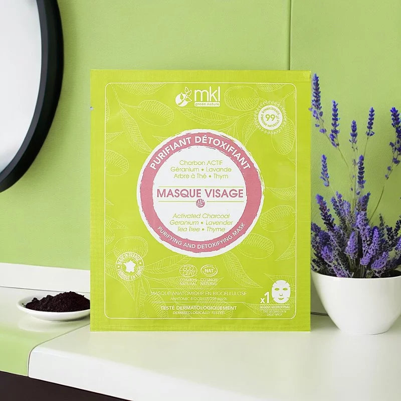 MKL GREEN NATURE - Rejuvenating Clay Face Mask (1 piece) - Hydrate & Glow Your Skin 🌼💧