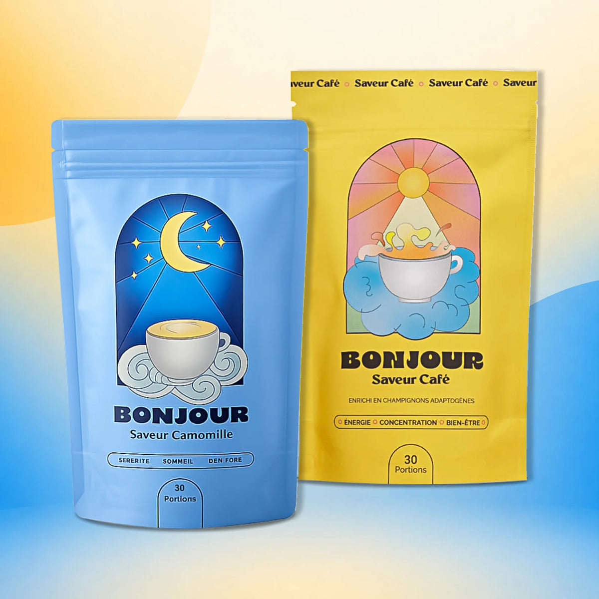 Rituel Jour & Nuit Bonjour - Café & Camomille (60 portions)