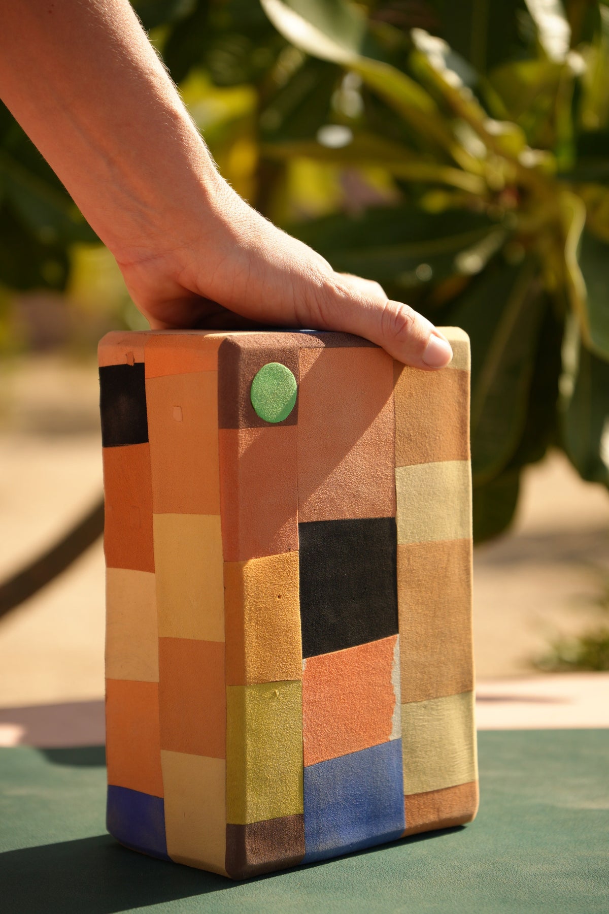 Bloc de yoga recyclé Desert