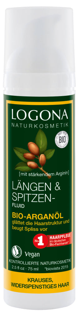 LOGONA Length & Tip Fluid Organic Argan Oil