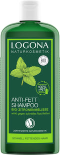 LOGONA Greasy Hair Shampoo Organic Lemon Balm