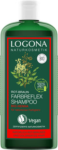 LOGONA Colour Reflex Shampoo Red Brown Organic Henna
