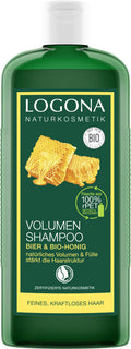 LOGONA Volumising Shampoo Beer & Organic Honey 500 ml