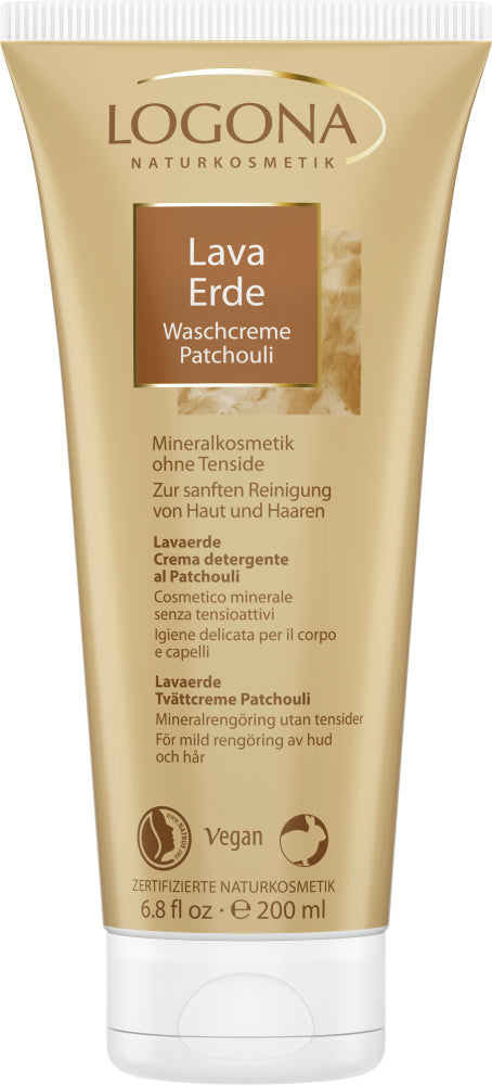 LOGONA Rhassoul Patchouli Wash Cream Practical to use