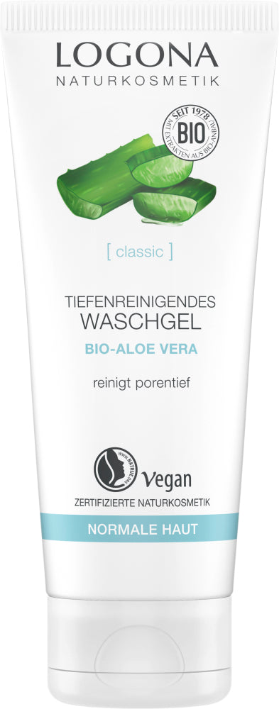 LOGONA CLASSIC Deep Cleansing Gel  organic aloe vera