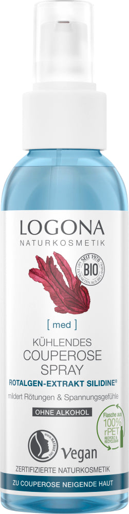 LOGONA MED Cooling Couperose Spray red algae extract SILIDINE®