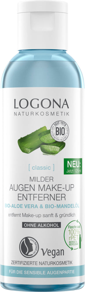 LOGONA Mild Eye Make-Up Remover organic aloe vera