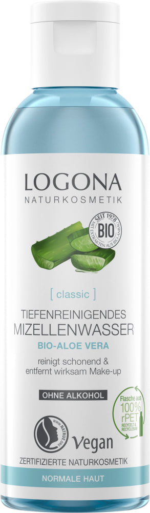 LOGONA CLASSIC Deep Cleansing Micellar Water organic aloe vera