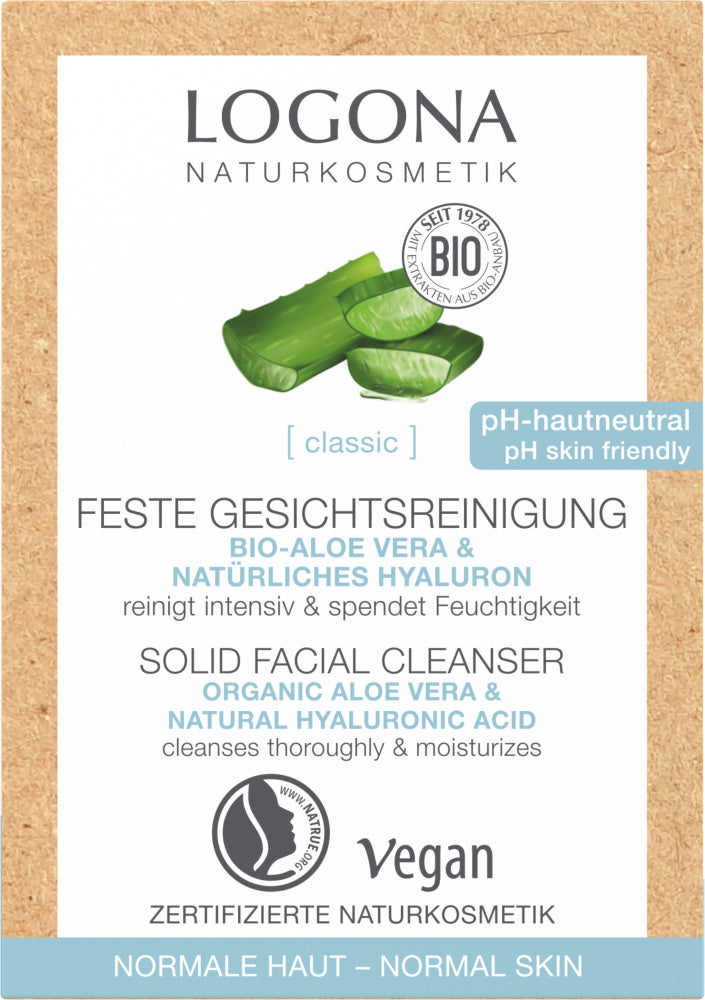 LOGONA L FACE CLASSIC SOLID FACIAL CLEANSER