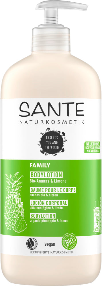 SANTE FAMILY Bodylotion Organic Pineapple & Lime