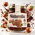 Naturella 400g Chocolate-Hazelnut Spread with Honey – CRUNCHY