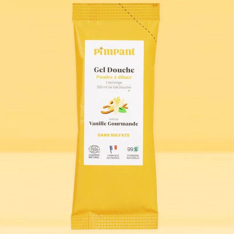 Duschgel Pulver zum Verdünnen Gourmet-Vanille - 25g - Pimpant