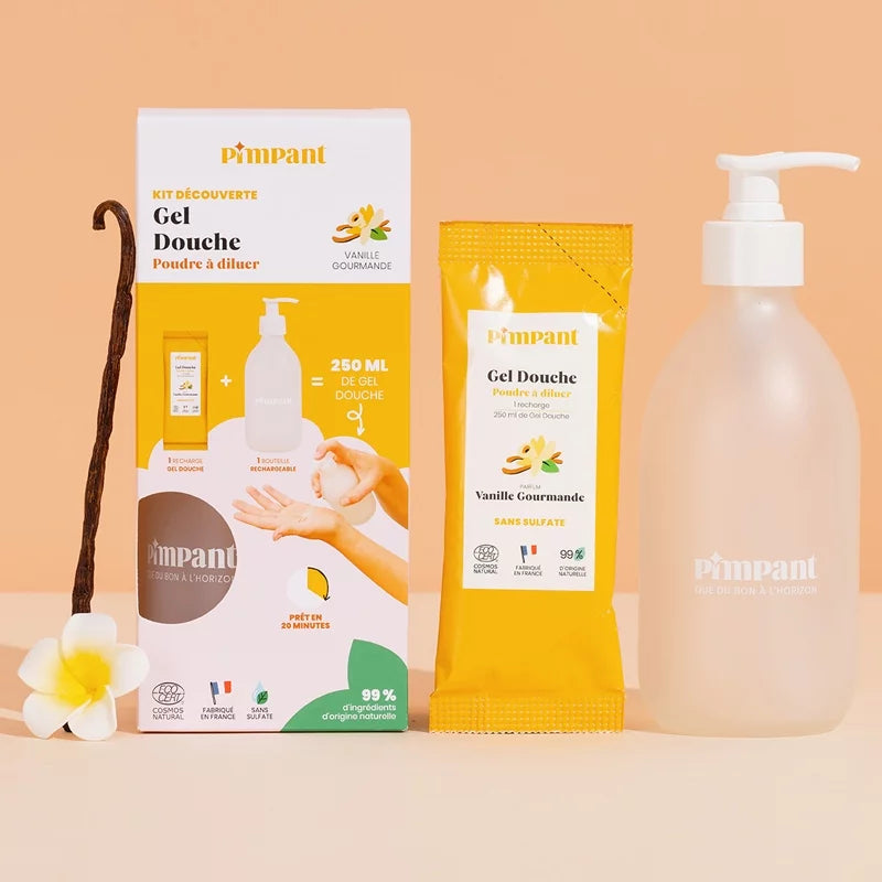 Entdeckungsset Duschgel Vanille Gourmet Pulver - Pimpant