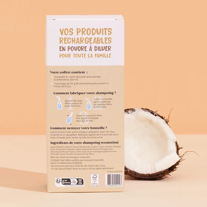 Entdeckungsset nährendes Shampoo Kokos - Pimpant