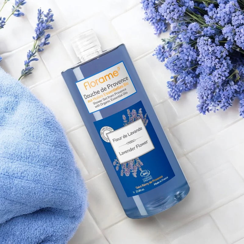 Duschgel Bio Lavendelblüte - 1l - Florame