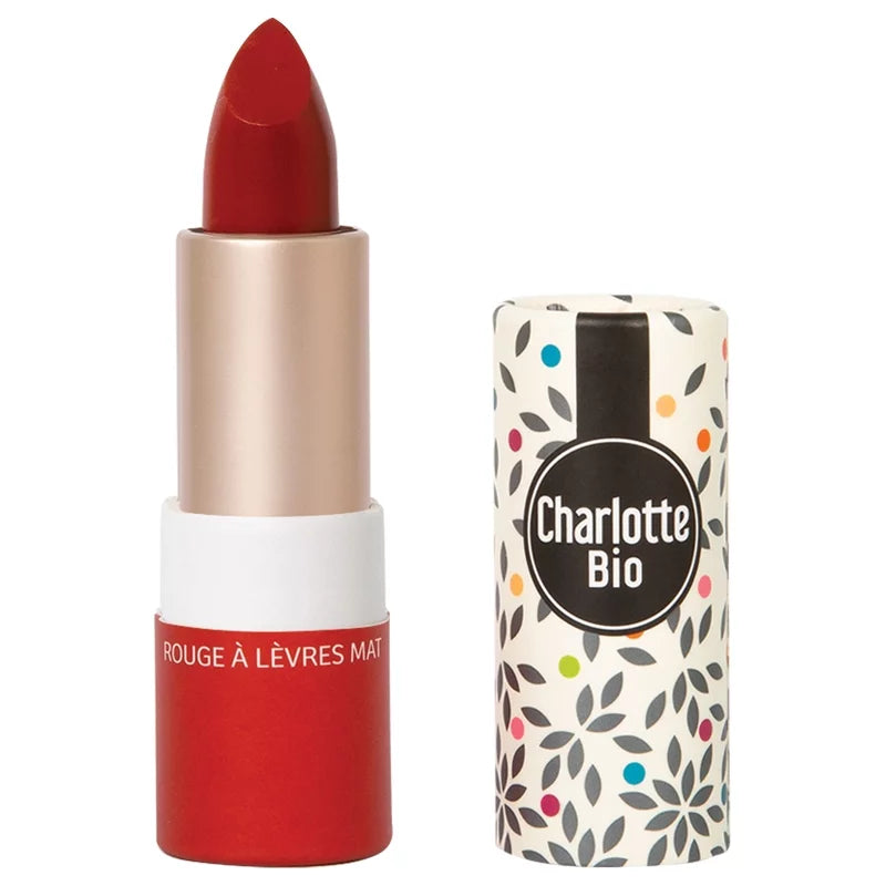 Matter Lippenstift Mohnblume BIO - 3.5g - Charlotte Bio