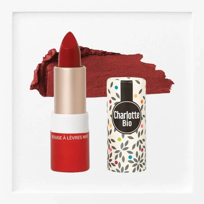 Matter Lippenstift Mohnblume BIO - 3.5g - Charlotte Bio