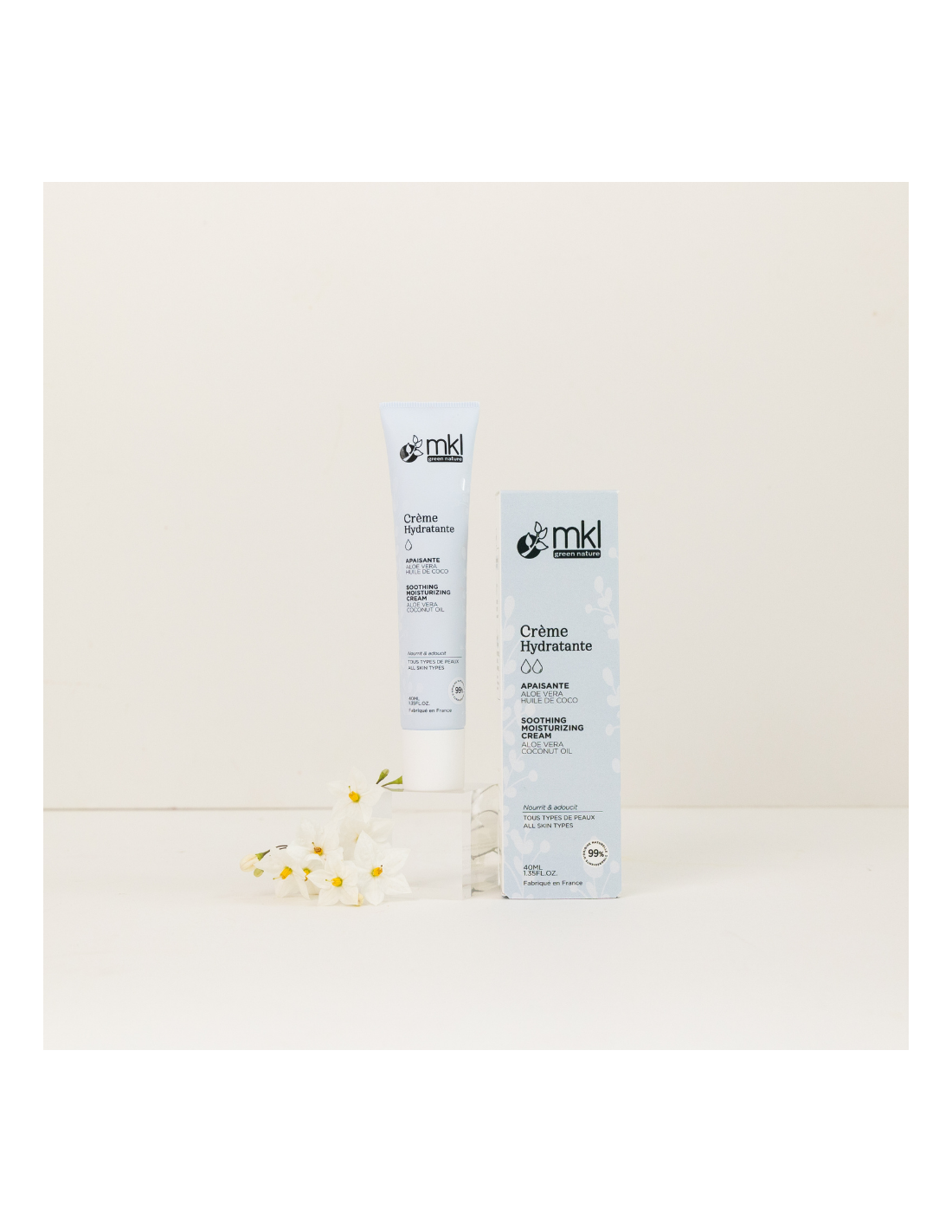 Crème Hydratante Apaisante BIO** 40ml