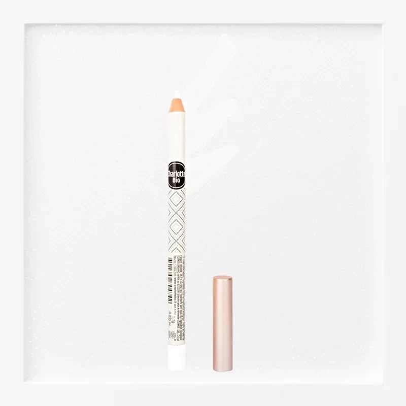 Augenstift mit langem Halt Leuchtendes Weiss BIO - 1.1g - Charlotte Bio